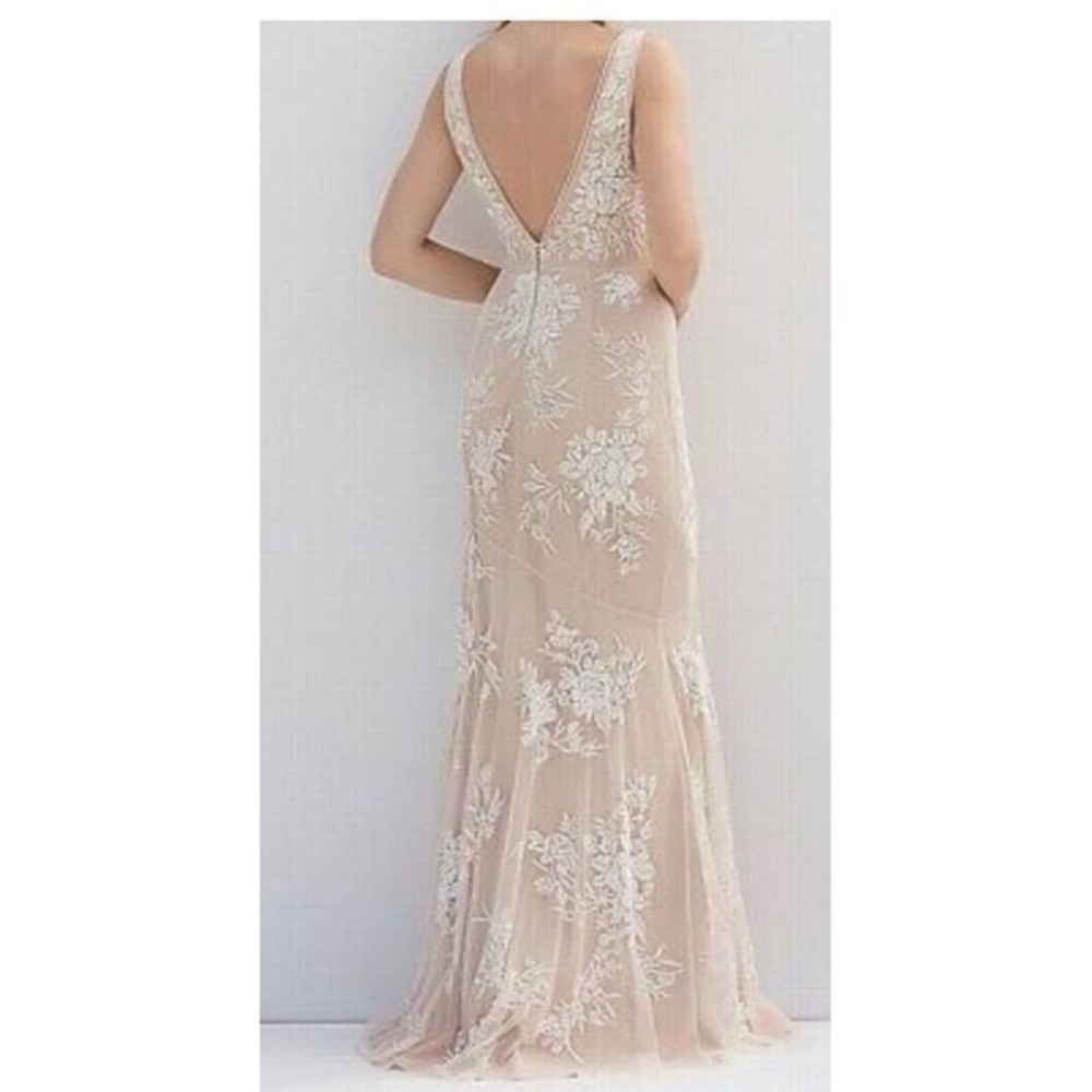 Watters Meyer Wedding Dress Ivory Blush‎ NWT Size 4 - Picture 2 of 10